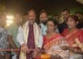 Inauguration of Agrico Durga Puja Pandal by Shri Raghuvar Das
