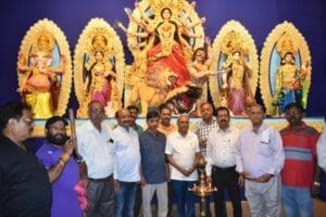 Murti of Sri Sri Rankini Temple Durga Puja pandal | International Khabar Murti of Sri Sri Rankini Temple Durga Puja pandal