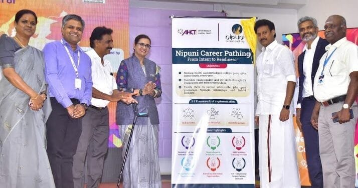 Honble Minister Thiru Anbil Mahesh Poyyamozhi Launches Avtar Groups Nipuni Career Readiness Program for Girl Students in Colleges | International Khabar Hon’ble Minister Thiru. Anbil Mahesh Poyyamozhi Launches Avtar Group’s ‘Nipuni’, Career Readiness Program for Girl Students in Colleges