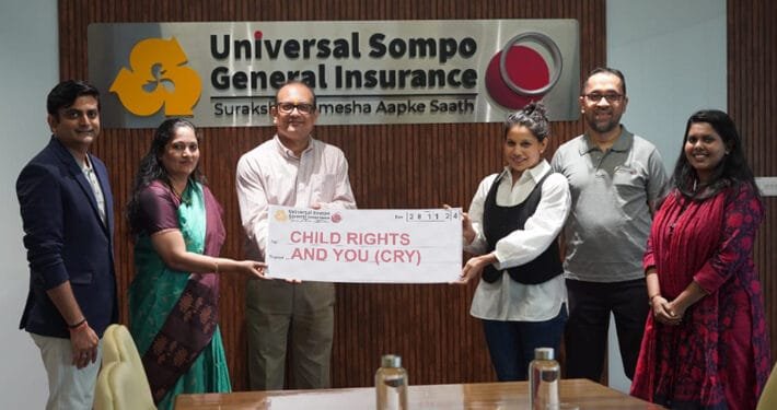 Universal Sompo General Insurance Collaborates with CRY to Empower Education for Marginalized Communities in Andhra Pradesh | International Khabar