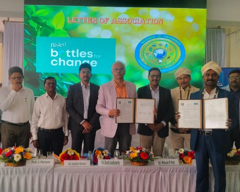 Bisleri International Launches Bottles for Change Program in Kuvempu University Shimoga Karnataka | International Khabar
