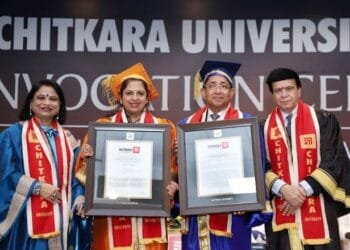 Chitkara University Confers Honorary Doctorate on Joy Alukkas for Entrepreneurial Excellence