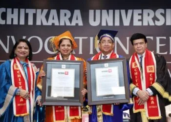 Chitkara University Confers Honorary Doctorate on Joy Alukkas for Entrepreneurial Excellence | International Khabar Chitkara University Confers Honorary Doctorate on Joy Alukkas for Entrepreneurial Excellence