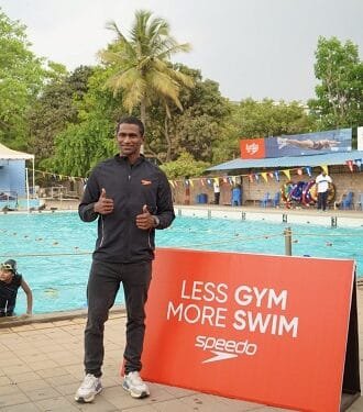 Sajan Prakash Inaugurates Speedo Gallery at Basavanagudi Aquatic Center | International Khabar Sajan Prakash Inaugurates Speedo Gallery at Basavanagudi Aquatic Center