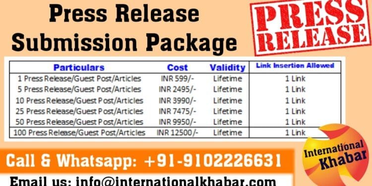 PR Submission Package | International Khabar PR Submission Package
