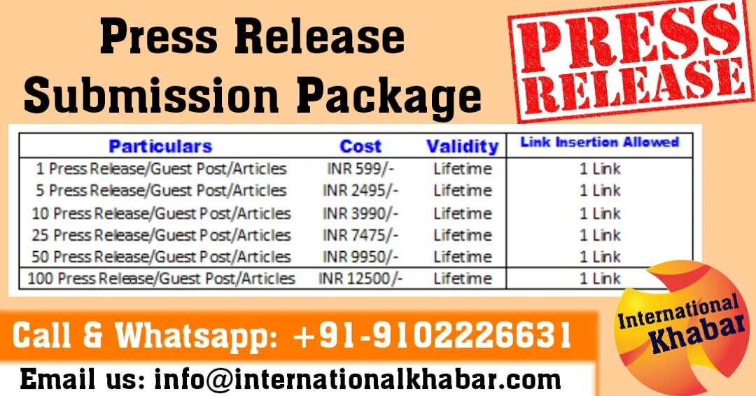 PR Submission Package | International Khabar PR Submission Package