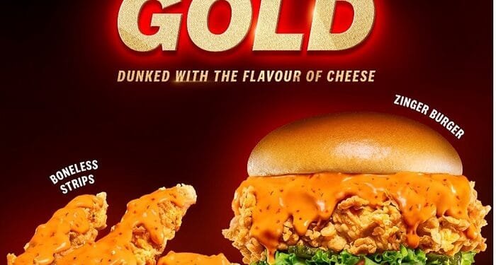 Presenting KFC’s All New Gold Edition: A Cheesy Twist to your Favourite Menu Items