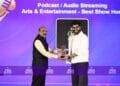 Deepak Pareek Wins ‘Best Show Host’ Award in the Arts & Entertainment Category in India Audio Summit & Awards 2025 for his Podcast- ‘The Chill Hour’