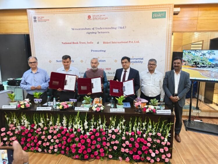 Bisleri International, NBT & CEE Sign a Joint MoU to Launch Educational Book on Plastic Waste Management for Schools in 48 Languages