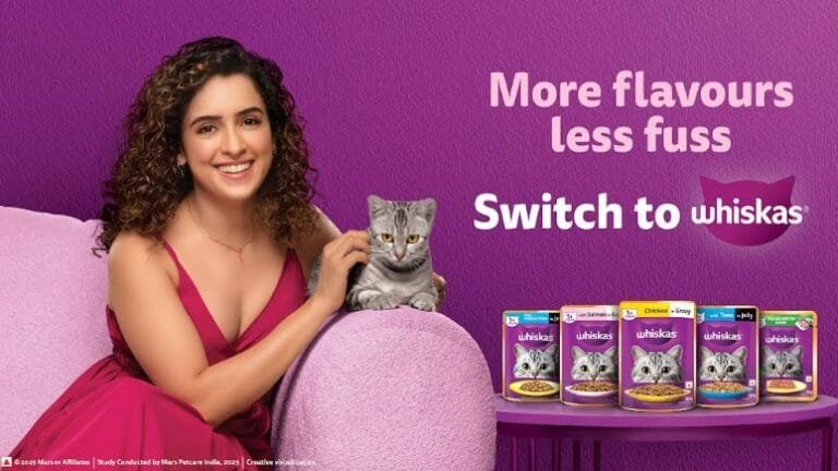 WHISKAS Brand Teams Up with Sanya Malhotra to Spotlight WHISKAS Wet Cat Food Speaks to Indias Fussy Cats in its Latest Campaign | International Khabar