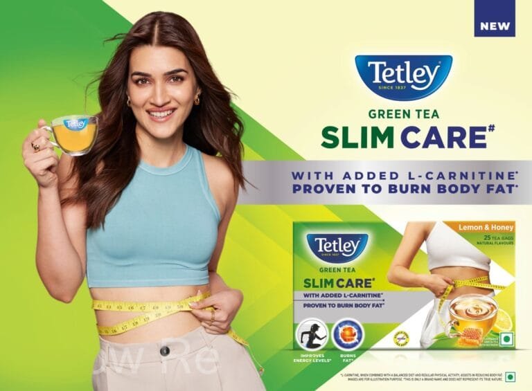 Tetley Launches Tetley Green Tea Slim Care First Ever Green Tea with Added LCarnitine a Natural Nutrient Proven to Burn Body Fat | International Khabar