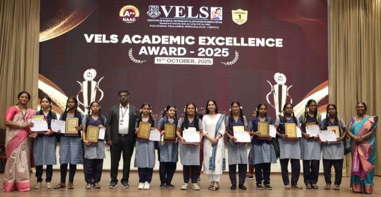 VELS Academic Excellence Awards Honor Outstanding Students and Highlight Career Opportunities | International Khabar