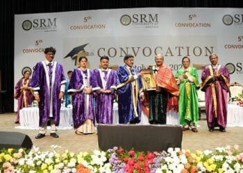 SRM UniversityAP Celebrates Academic Excellence at the 5th Convocation | International Khabar SRM University-AP Celebrates Academic Excellence at the 5th Convocation