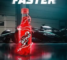 Sting Energy and Mercedes-AMG PETRONAS F1 Team Announce their Global Partnership Like Never Before – By a Car