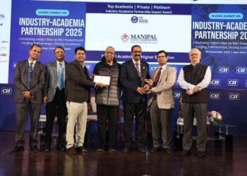 MAHE Honoured with Prestigious CII Industry–Academia Partnership Award