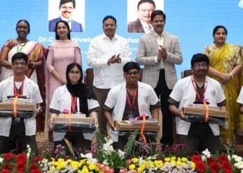 VELS Medical College Inducts 250 Students at White Coat Ceremony for MBBS 2025-26 Batch