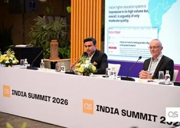 Dr Dhruv Galgotia Chairs International Dialogue on StudentCentric Teaching at QS India Summit Goa | International Khabar Dr. Dhruv Galgotia Chairs International Dialogue on Student-Centric Teaching at QS India Summit, Goa
