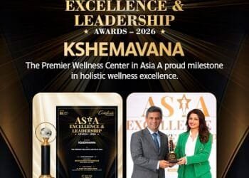 Kshemavana Naturopathy and Yoga Center Honoured with Asia Excellence Leadership Award 2026 as The Premier Wellness Center in Asia | International Khabar Kshemavana Naturopathy and Yoga Center Honoured with Asia Excellence & Leadership Award 2026 as "The Premier Wellness Center in Asia"