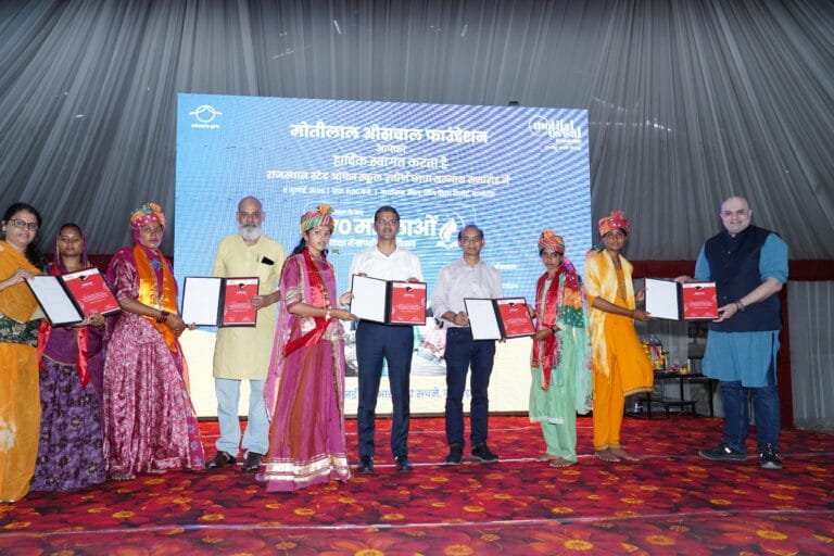 L R Meena Bhati State senior Specialist Operation Educate Girl Vikram Singh Solanki Operations Director Educate Girls Sushil Kumar Yadav IAS District Collector Balotra Motilal Oswal Founder Motilal Oswal Foundat