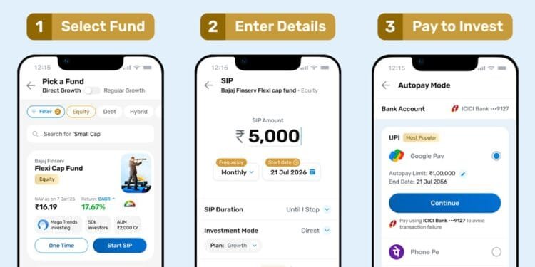 Now, You Can Start an SIP with Bajaj AMC in Just Three Steps