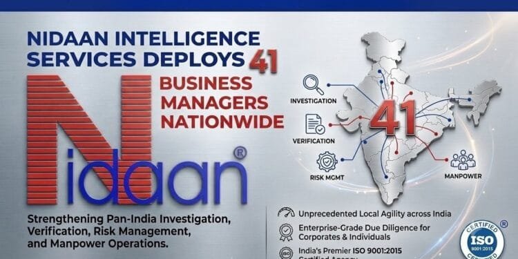 NIDAAN Intelligence Services Deploys 41 Dedicated Business Managers Nationwide | International Khabar NIDAAN Intelligence Services Deploys 41 Dedicated Business Managers Nationwide