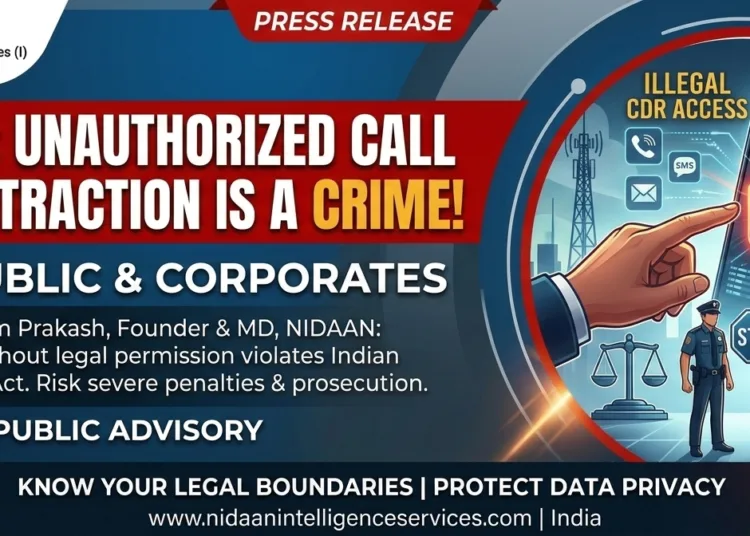 Nationwide Public Advisory