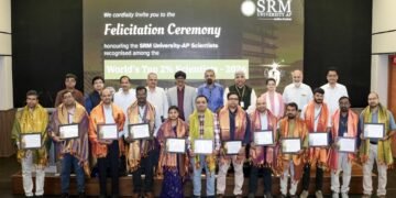 SRM APaposs Research Excellence Grows as 20 Faculty Members Feature Among the Worldaposs Top 2 percent Scientists | International Khabar SRM AP's Research Excellence Grows as 20 Faculty Members Feature Among the World's Top 2 percent Scientists