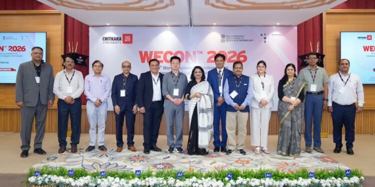 Chitkara University Hosts WECON 2026 Bringing Global Perspectives on AI for Societal and Industrial Transformation | International Khabar Chitkara University Hosts WECON 2026, Bringing Global Perspectives on AI for Societal and Industrial Transformation