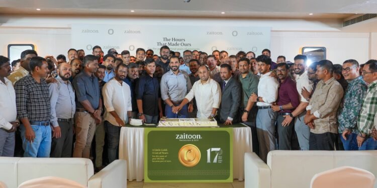 Zaitoon Honours Over 210 LongServing Employees with Gold Coins and Motorcycles on its 17th Anniversary | International Khabar Zaitoon Honours Over 210 Long-Serving Employees with Gold Coins and Motorcycles on its 17th Anniversary