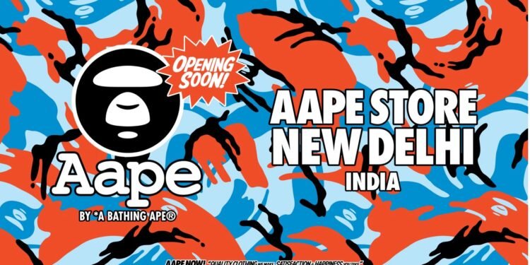 AAPE BY A BATHING APE Enters India with First Standalone Store at Ambience Mall, Vasant Kunj, Delhi